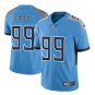 Men Titans #99 Jurrell Casey vapor untouchable Color Rush Limited Jersey blue