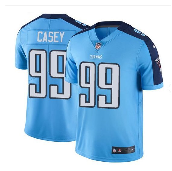 Men Titans #99 Jurrell Casey vapor untouchable Color Rush Limited Jersey blue
