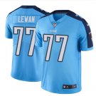 Men Titans #77 Taylor Lewan vapor untouchable Color Rush Limited Jersey blue