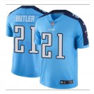 Men Titans #21 Malcolm Butler vapor untouchable Color Rush Limited Jersey blue