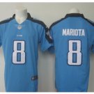 Men Titans #8 Marcus Mariota vapor untouchable Color Rush Limited Jersey blue