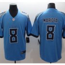 Men Titans #8 Marcus Mariota vapor untouchable Color Rush Limited Jersey blue