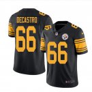 Men's Pittsburgh Steelers #66 David DeCastro Black Color Rush Limited Jersey