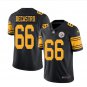 Men's Pittsburgh Steelers #66 David DeCastro Black Color Rush Limited Jersey