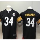 Men's Steelers #34 Terrell Edmunds color rush Limited jersey black