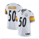 Men's Steelers #50 Ryan Shazier color rush Limited jersey white