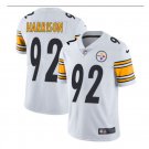 Men's Steelers #92 James Harrison color rush Limited jersey white