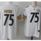 Men's Steelers #75 Joe Greene color rush Limited jersey white