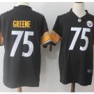 Men's Steelers #75 Joe Greene color rush Limited jersey black