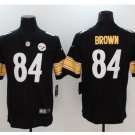 Men's Steelers #84 Antonio Brown color rush Limited jersey black
