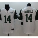Men's New York Jets #14 Sam Darnold color rush Limited jersey white