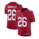 Men's New York Giants #26 saquon barkley color rush Limited jersey red