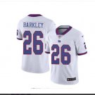Men's New York Giants #26 saquon barkley color rush Limited jersey white