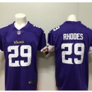 Men's Vikings #29 Xavier Rhodes color rush Limited jersey purple