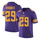 Men's Vikings #29 Xavier Rhodes color rush Limited jersey purple