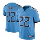 Men's Tennessee Titans #22 Derrick Henry color rush Jersey light blue