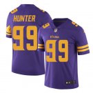 Men's Vikings #99 Danielle Hunter color rush Limited jersey purple