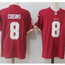 Men's Redskins #8 Kirk Cousins color rush Limited jersey red