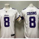 Men's Vikings #8 Kirk Cousins color rush Limited jersey white
