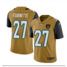 Men's Jaguars #27 Leonard Fournette color rush Limited jersey yellow
