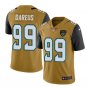 Men's Jaguars #99 Marcell Dareus color rush Limited jersey yellow