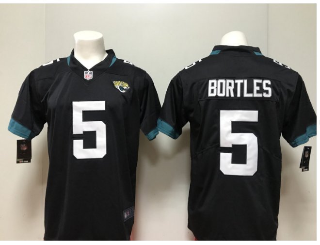 Men's Jaguars #5 Blake Bortles color rush Limited jersey black