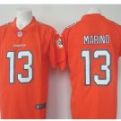 Men's Dolphins #13 Dan Marino color rush Limited jersey orange