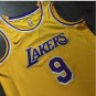 Men's Lakers #9 Rajon Rondo Jersey Yellow Fine Embroidery NEW