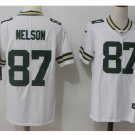 Men's Packers #87 Jordy Nelson color rush Limited jersey white