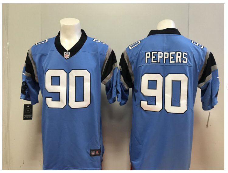 Men's Raiders #90 Julius Peppers color rush Limited jersey blue