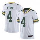 Men's Packers #4 Brett Favre color rush Limited jersey white