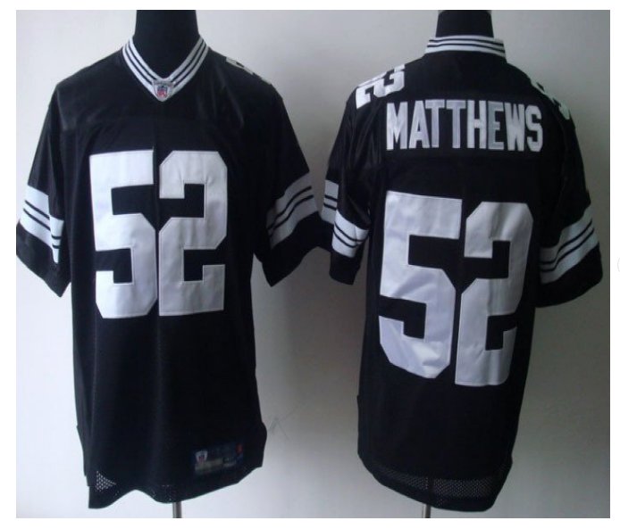 Men's Packers #52 Clay Matthews Limited jersey black