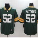 Men's Packers #52 Clay Matthews color rush Limited jersey green