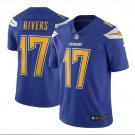 Men's Charges #17 Philip Rivers color rush Limited jersey blue