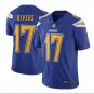 Men's Charges #17 Philip Rivers color rush Limited jersey blue