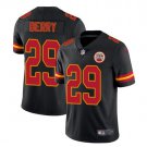 Men's KC Chiefs #29 Eric Berry color rush Limited jersey black