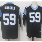 Mens Carolina Panthers #59 Luke Kuechly color rush Limited jersey black