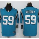 Mens Carolina Panthers #59 Luke Kuechly color rush Limited jersey blue