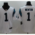 Men's Carolina Panthers #1 Cam Newton color rush Limited jersey white