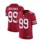 Men's 49ers #99 DeForest Buckner color rush Limited jersey red