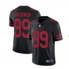 Men's 49ers #99 DeForest Buckner color rush Limited jersey black