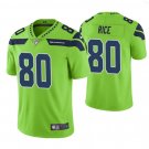 Men's Seahawks #80 Jerry Rice color rush Limited jersey green