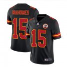 Men's KC Chiefs #15 Patrick Mahomes color rush Limited jersey black