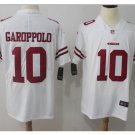 Men's 49ers #10 Jimmy Garoppolo color rush Limited jersey white