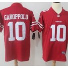 Men's 49ers #10 Jimmy Garoppolo color rush Limited jersey red