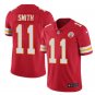 Men's KC Chiefs #11 Alex Smith color rush Limited jersey red