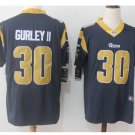 Men's Rams #30 todd gurley color rush Limited jersey blue
