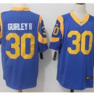 Men's Rams #30 todd gurley color rush Limited jersey blue