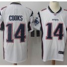 Men's Patriots #14 Brandin Cooks color rush Limited jersey white