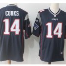 Men's Patriots #14 Brandin Cooks color rush Limited jersey navy blue